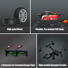 Carica l&#39;immagine nel visualizzatore di Gallery, ZROAD 1/12 Hobby RC Buggy - 4WD, RTR, fuoristrada Drift Car, velocità rapida, lega di alluminio
